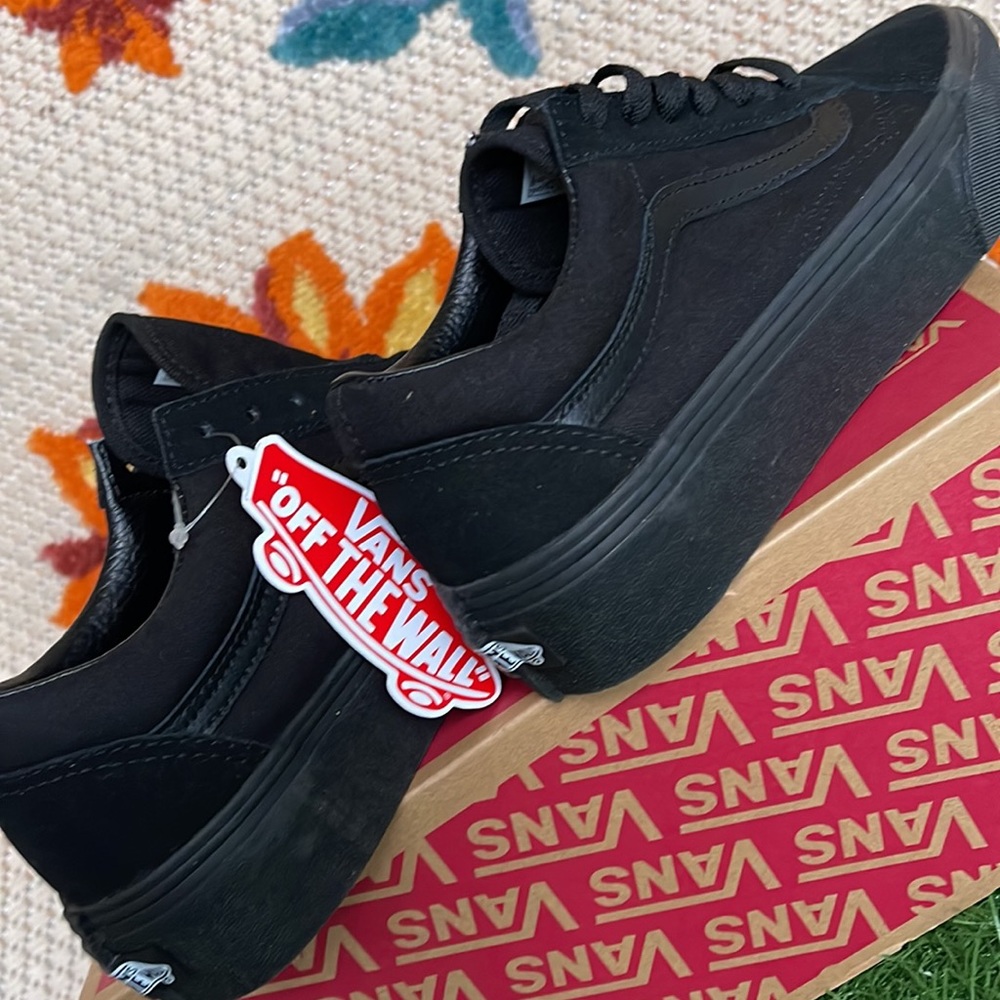 Vans Old School Platforms Black/Black WMNS - Picture 15 of 16